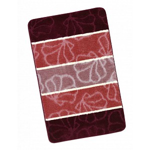 Koupelnová předložka 60x100cm vínové mušle