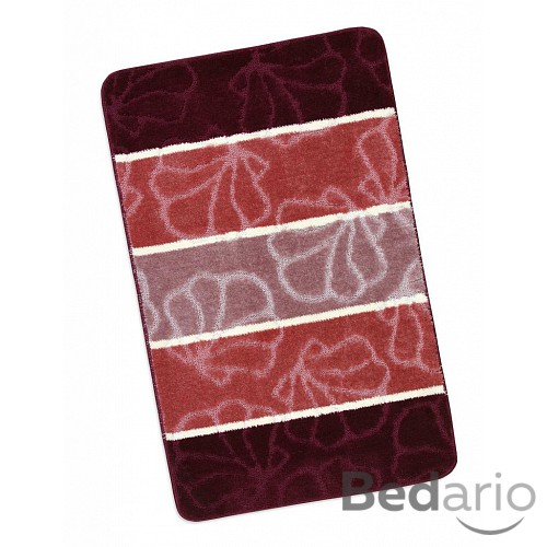 Koupelnová předložka 60x100cm vínové mušle