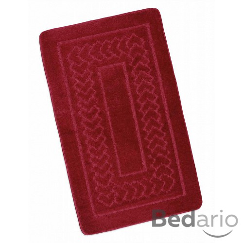 Koupelnová předložka 60x100cm červené Bolzáno