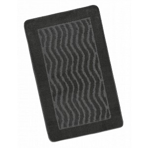 Koupelnová předložka 60x100cm šedé vlnky