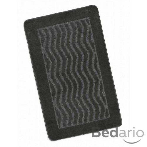 Koupelnová předložka 60x100cm šedé vlnky