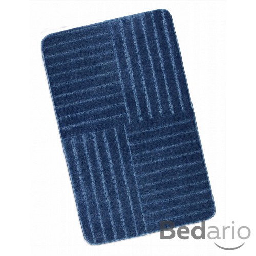 Koupelnová předložka 60x100cm modré pruhy