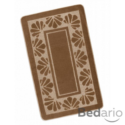 Koupelnová předložka 60x100cm béžová mušle