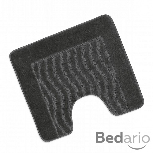 WC předložka 50x60cm šedé vlnky