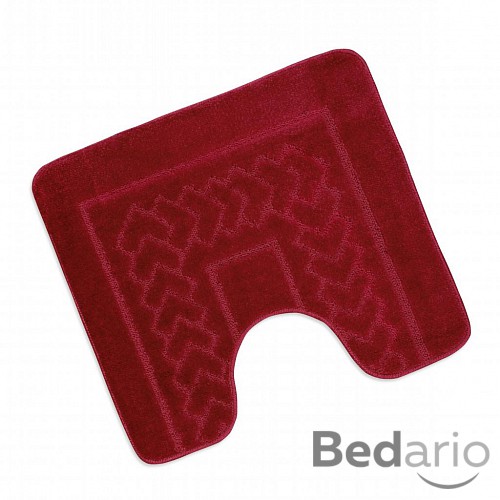 WC předložka 50x60cm červené Bolzáno