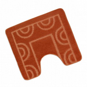 WC předložka 50x60cm terra půlkruhy