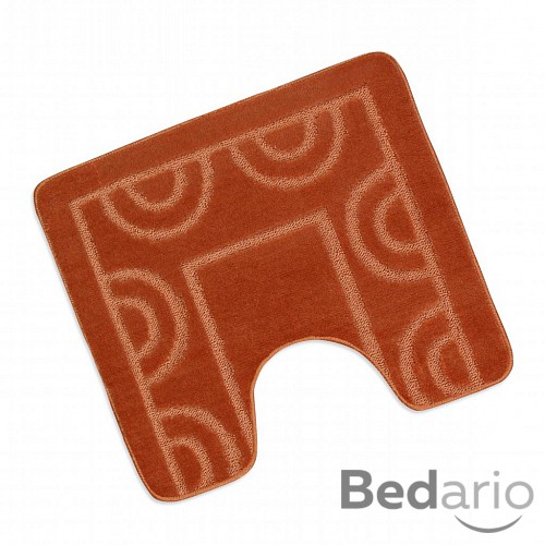 WC předložka 50x60cm terra půlkruhy