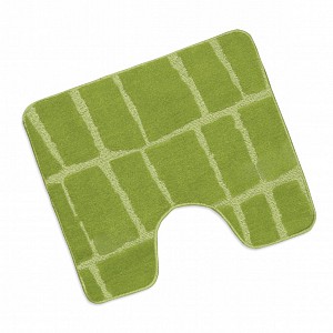 WC předložka 50x60cm zelená kostka