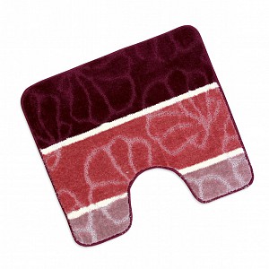 WC předložka 50x60cm vínové mušle