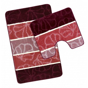 Koupelnová a WC předložka malá vínové mušle