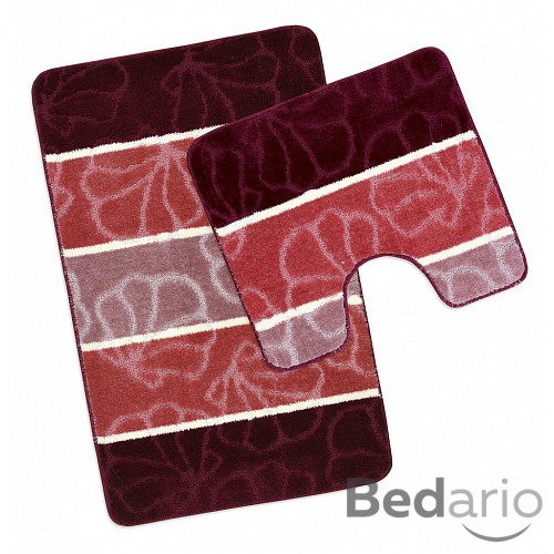 Koupelnová a WC předložka malá vínové mušle