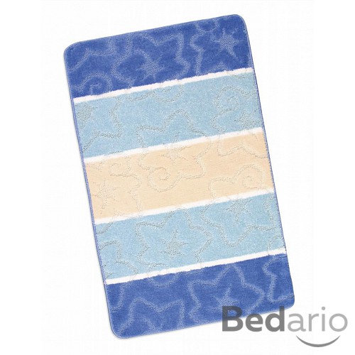 Koupelnová předložka 60x100cm modrý orion