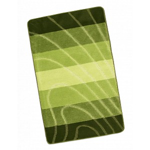 Koupelnová předložka před vanu 60x100cm zelená vlna