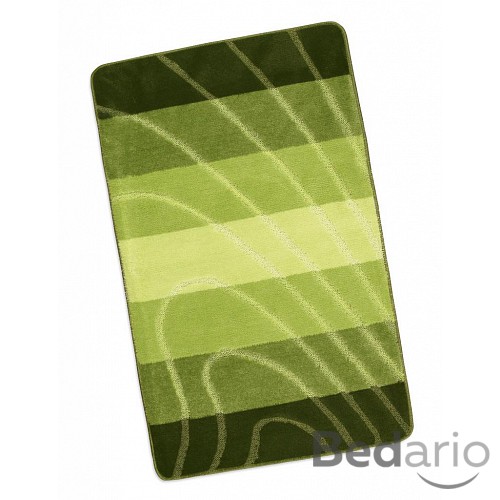 Koupelnová předložka před vanu 60x100cm zelená vlna