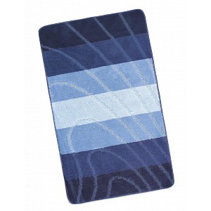 Koupelnová předložka před vanu 60x100cm modrá vlna