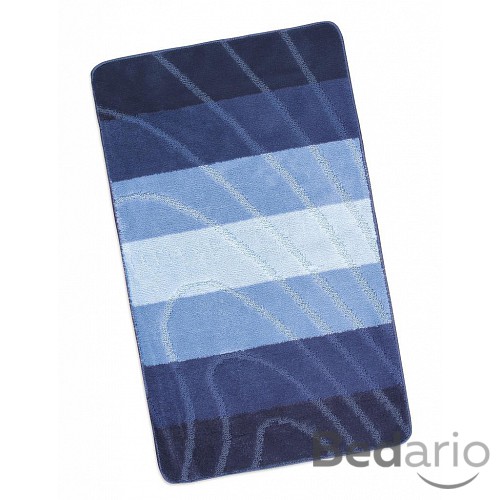 Koupelnová předložka před vanu 60x100cm modrá vlna