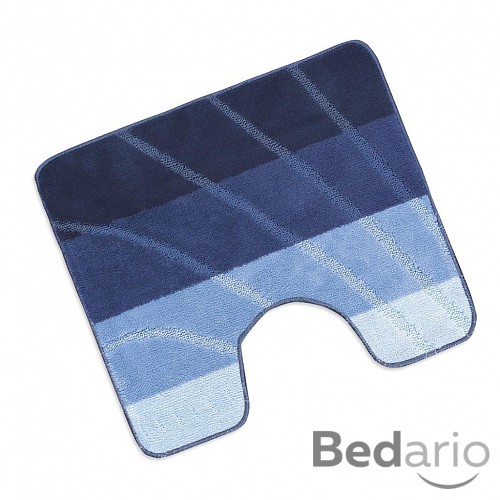 WC předložka 50x60cm modrá vlna