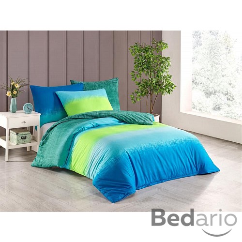 Bavlněné povlečení 140x200+70x90 Radovan zelený