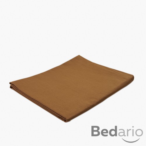 Prostěradlo bavlněná plachta 140x225 - Hnědá