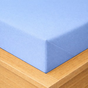 Prostěradlo bavlněná plachta 140x225 Světle modrá