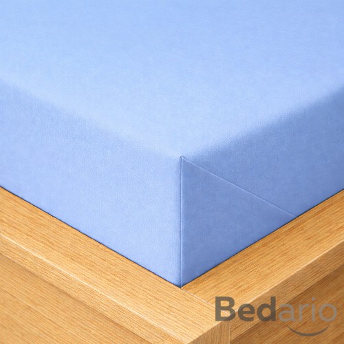 Prostěradlo bavlněná plachta 140x225 Světle modrá