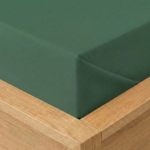 Prostěradlo bavlněná plachta 140x225 - Tmavě zelená
