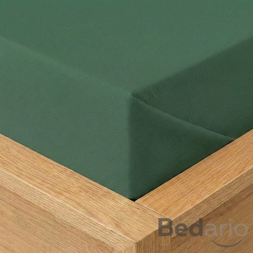 Prostěradlo bavlněná plachta 140x225 - Tmavě zelená