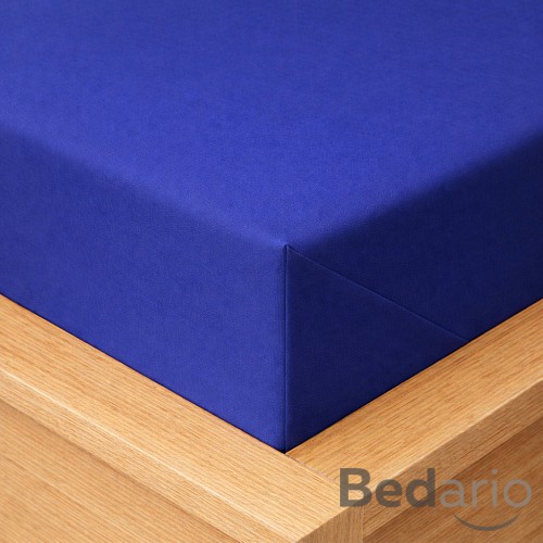 Prostěradlo bavlněná plachta 140x225 Tmavě modrá