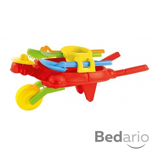 Kolečko s nářadím plastové - želva