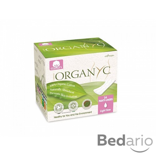 Organyc Slipové vložky Light (24 ks) - 100% z biobavlny, 1 kapička