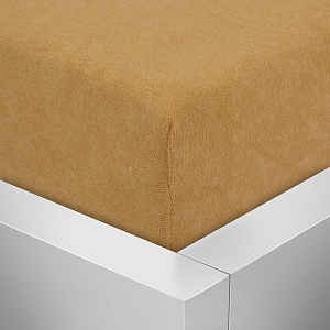 Froté prostěradlo 180x200 Premium - Jantarová
