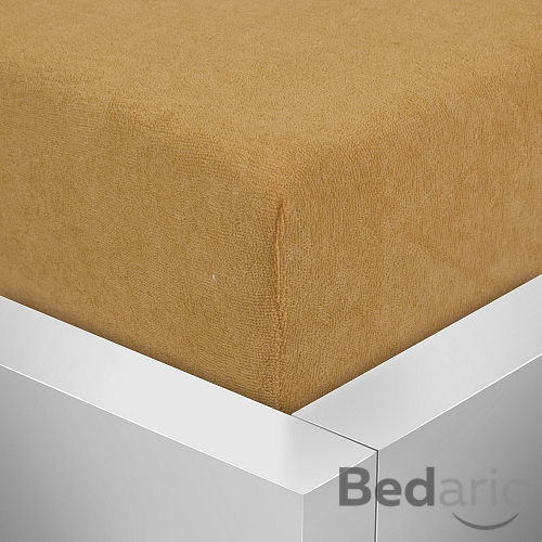 Froté prostěradlo 180x200 Premium - Jantarová