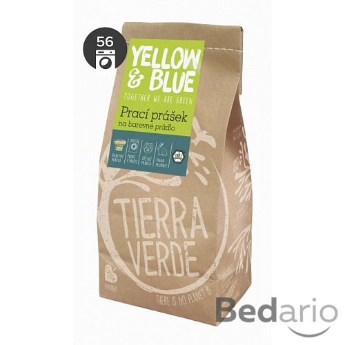 Yellow&Blue Prací prášek na barevné prádlo (pap. sáček 850 g)