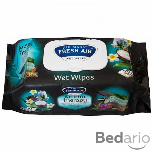 Fresh Air vlhčené ubrousky Aroma therapy 120 ks