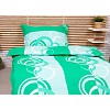 Bavlněné povlečení Exclusive 140x200+70x90 Antonie tyrkysovozelená