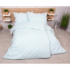 Zvýhodněná sada bavlněného povlečení na dvě lůžka 140x200+70x90 Kvítky bílé