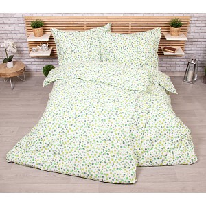 Zvýhodněná sada bavlněného povlečení na dvě lůžka 140x200+70x90 Čtyřlístky