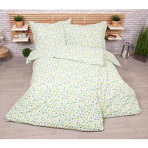 Zvýhodněná sada bavlněného povlečení na dvě lůžka 140x200+70x90 Čtyřlístky