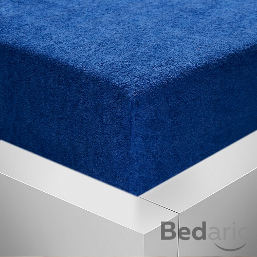 Froté prostěradlo 180x200 Premium - Královská modrá
