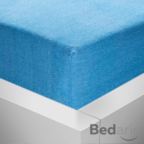 Froté prostěradlo 180x200 Premium - Světle modrá