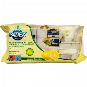 Papilion PADEX úklidové ubrousky universální lemon 80 ks