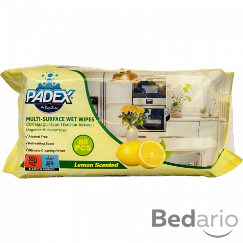 Papilion PADEX úklidové ubrousky universální lemon 80 ks